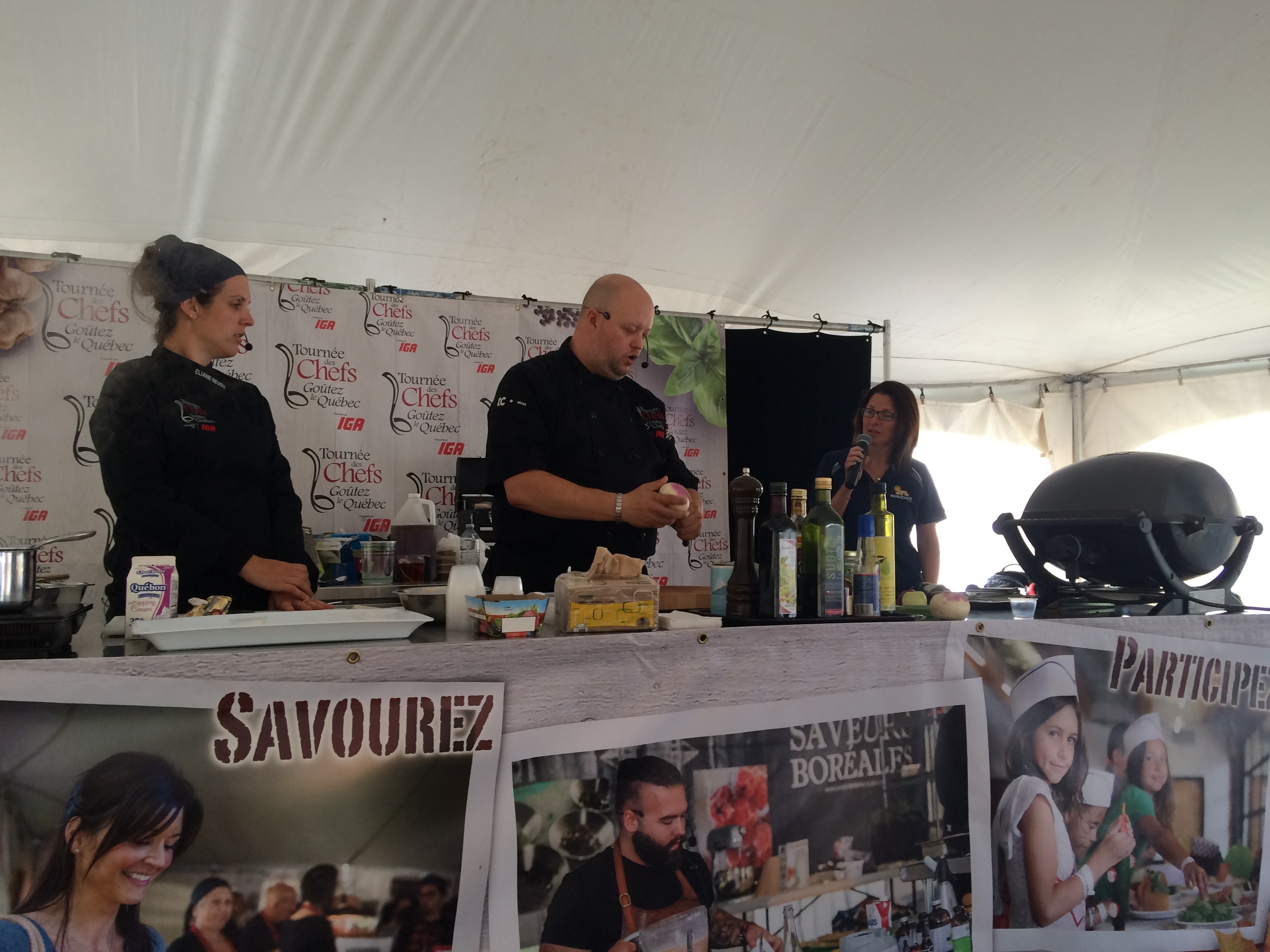 JPL Maraîcher a fait sensation lors de la Tournée des chefs 2016 à l’occasion de l’Expo BBQ de Bellechasse